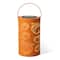 Glitzhome® 10.75" Fall Metal Pumpkin Solar Powered LED Lantern